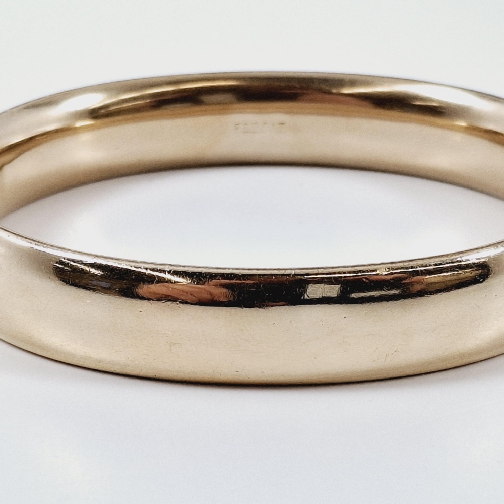 Antique Foster Bailey F&B PAT Gold Filled Hinge Bangle Bracelet 1890s Victorian - Picture 2 of 5